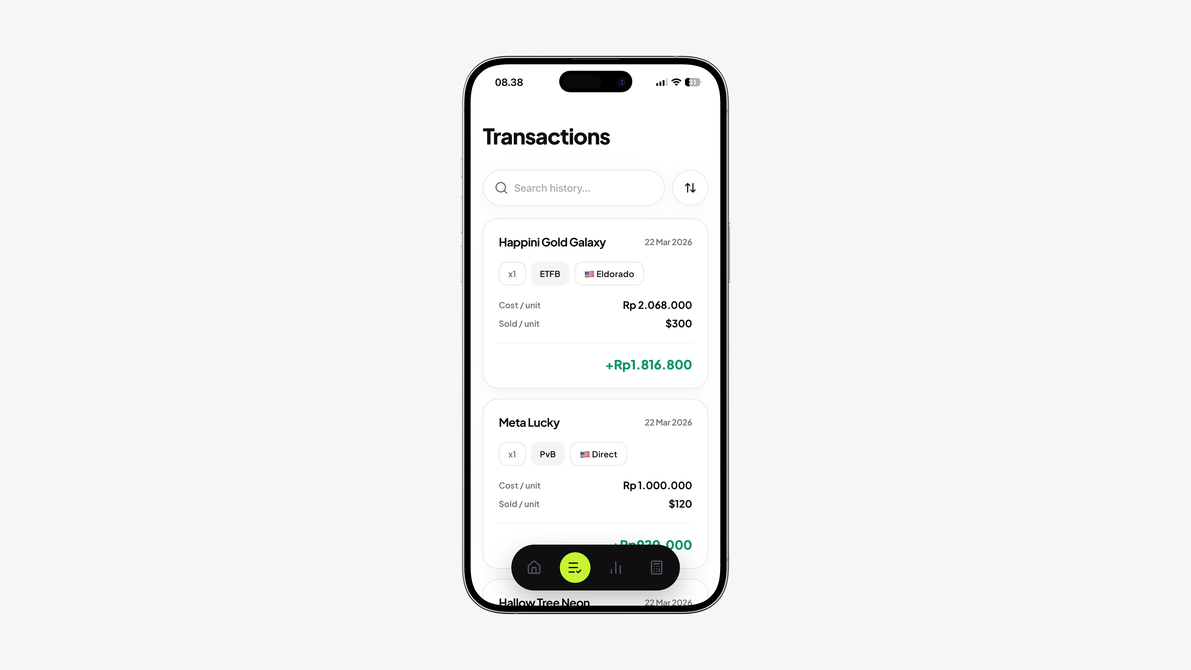 Arcash screenshot 2